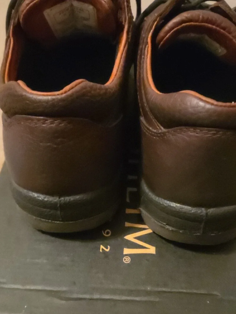Florsheim Work Unisex  Brown Leather Casual Lace-Up Shoes
